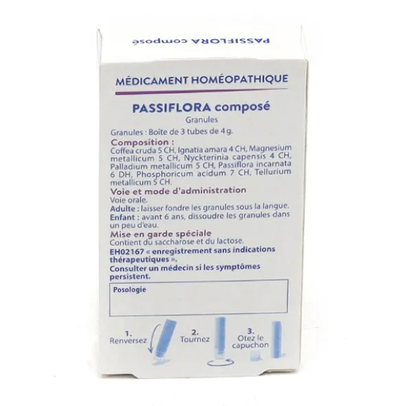 Boiron Passiflora Composé pack de granules homéopathiques