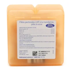 Boiron pâtes pectorales LHF à la mandarine