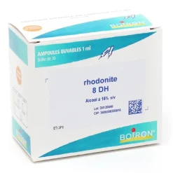 Boiron Rhodonite 8 DH ampoules buvables