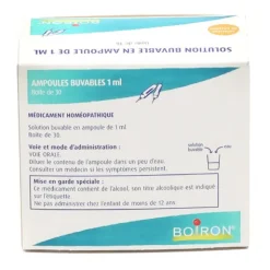 Boiron Serum Anticolibacillaire 9CH ampoules buvables