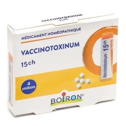 Boiron Vaccinotoxinum 15 CH pack de 4 doses homéopathiques
