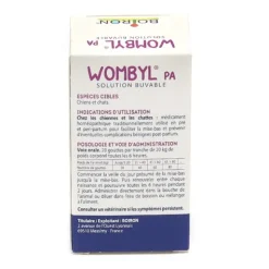 Boiron Wombyl PA solution buvable vétérinaire