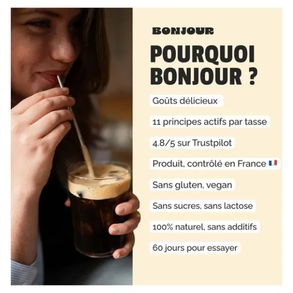 Bonjour Drink Boisson aux champignons