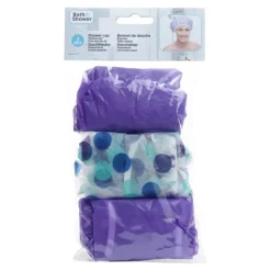 Bonnet de douche lot de 3