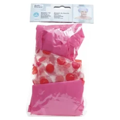 Bonnet de douche lot de 3