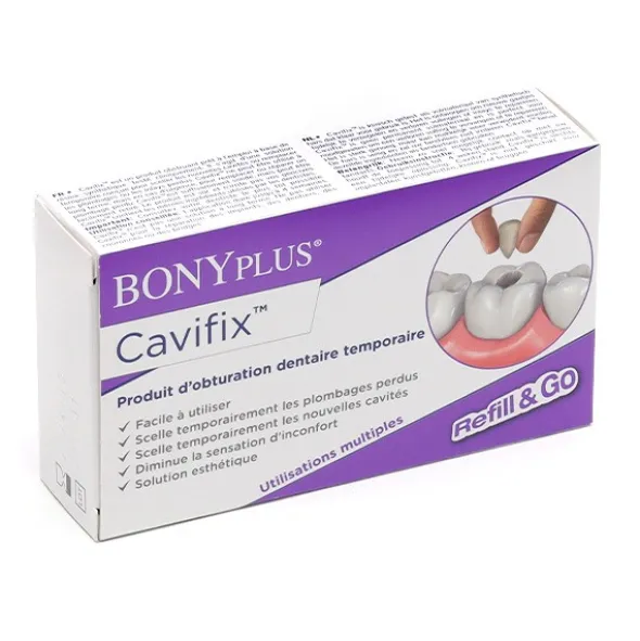 Bonyplus Cavifix obturation dentaire temporaire