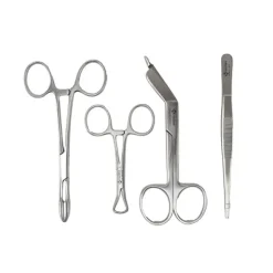 Boîte à compresses 4 instruments