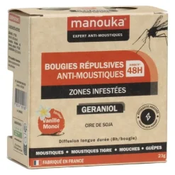 Bougie anti moustique répulsive Manouka