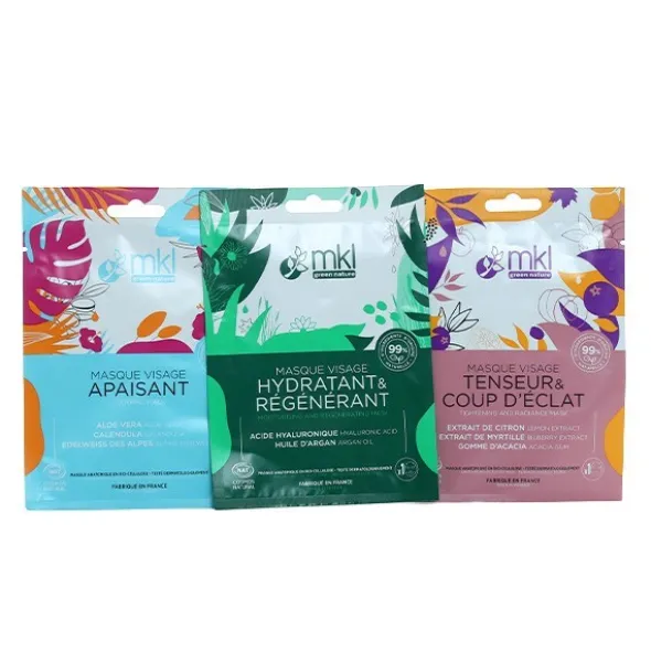 Box idée cadeau trio masques MKL