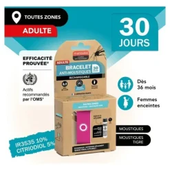 Bracelet anti moustique Manouka
