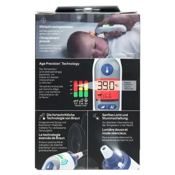 Braun ThermoScan 7+ Thermomètre auriculaire électronique