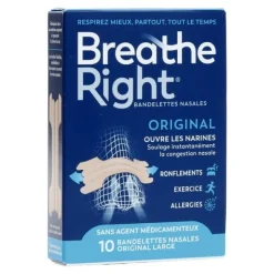 Breathe Right bandelettes nasales Original