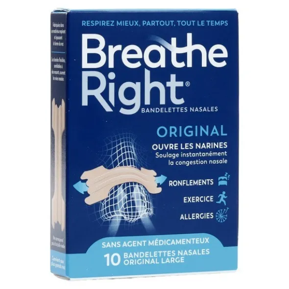 Breathe Right bandelettes nasales Original