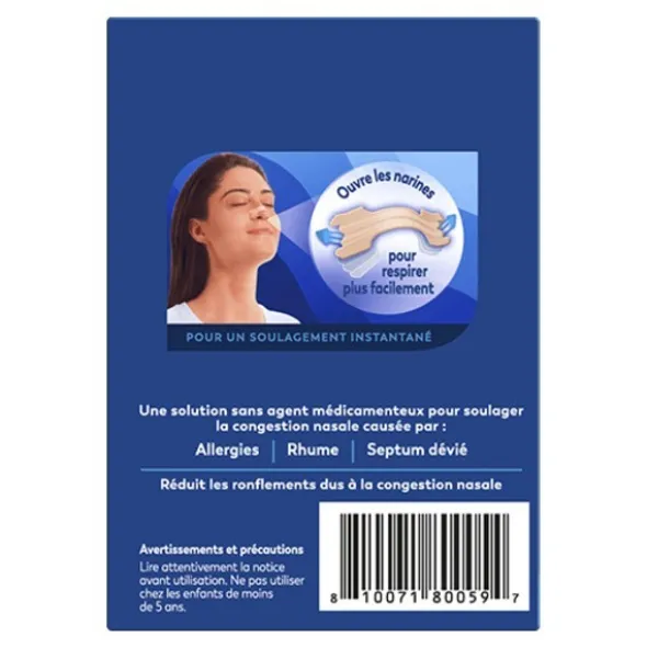 Breathe Right bandelettes nasales Original