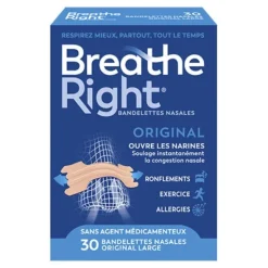 Breathe Right bandelettes nasales Original