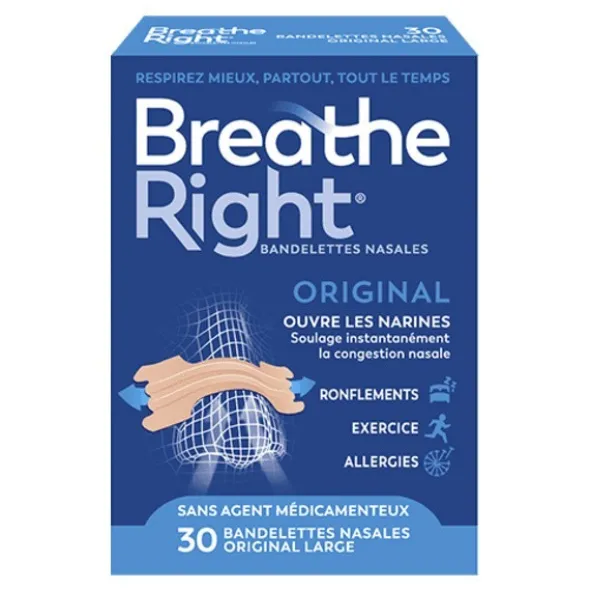 Breathe Right bandelettes nasales Original