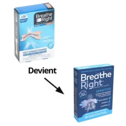 Breathe Right Sensitive bandelettes nasales