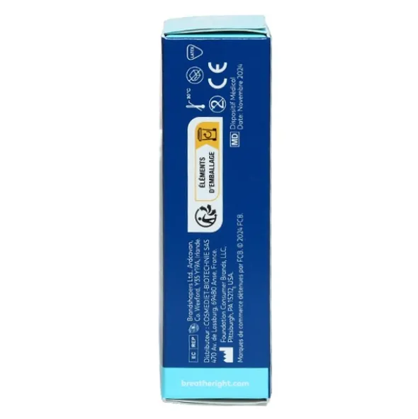 Breathe Right Sensitive bandelettes nasales