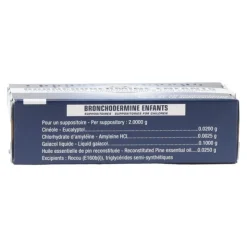 Bronchodermine Enfants suppositoires