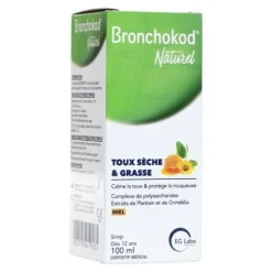 Bronchokod Naturel Sirop Toux sèche et grasse