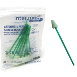 Bâtonnets de soin de bouche menthol