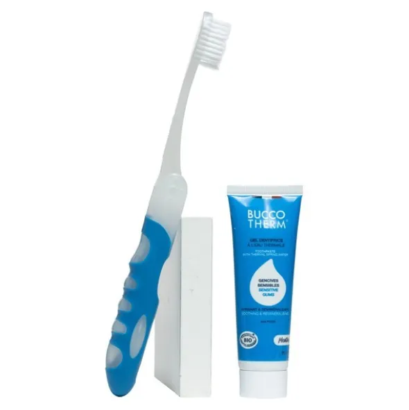 Buccotherm kit de voyage brosse à dents + dentifrice 25 ml