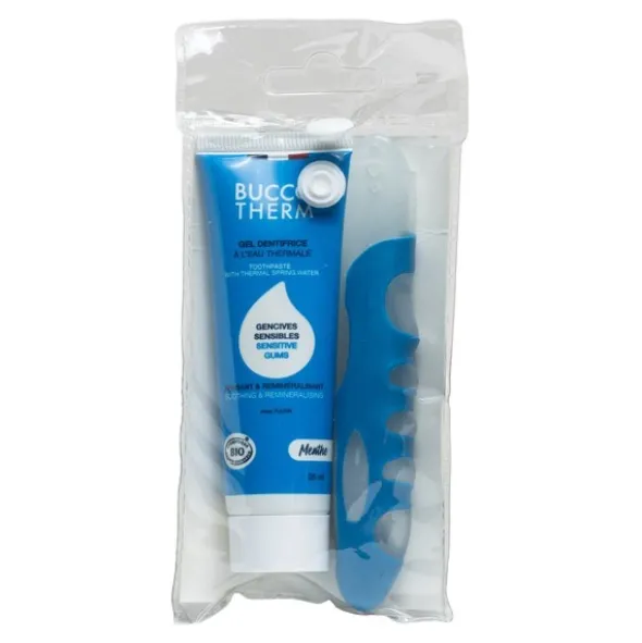 Buccotherm kit de voyage brosse à dents + dentifrice 25 ml