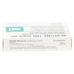 Bévitine 100 mg/2 ml solution injectable ampoules