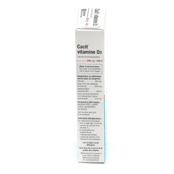 Cacit D3 500 mg comprimés