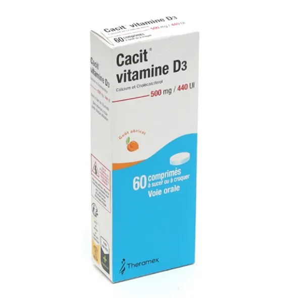 Cacit D3 500 mg comprimés