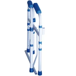 Cadre de toilette pliant Blue Steel 3 en 1