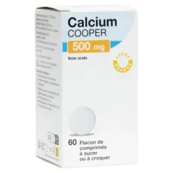 Calcium 500 mg comprimés à sucer ou à croquer