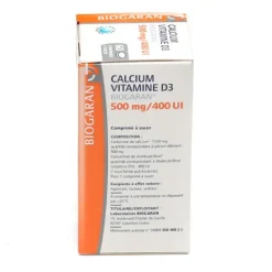 Calcium Vitamine D3 Biogaran à sucer