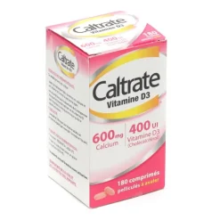 Caltrate Vitamine D3 600 mg/400 UI comprimés à avaler