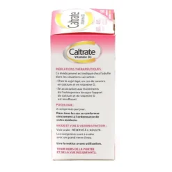 Caltrate Vitamine D3 600 mg/400 UI comprimés à avaler