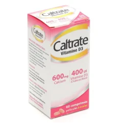 Caltrate Vitamine D3 600 mg/400 UI comprimés à avaler