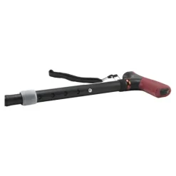 Canne pliante noire en aluminium