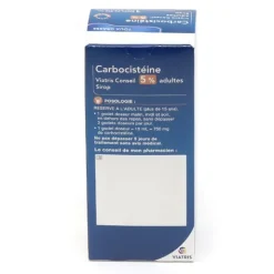 Carbocistéine 5 % Viatris adultes sirop