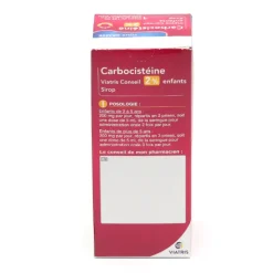 Carbocistéine 2 % Viatris enfants sirop