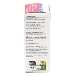 Carbocistéine 2 % Viatris sans sucre enfants sirop