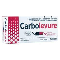 Carbolevure gélule anti ballonnement