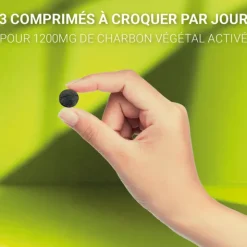 Carbophos Charbon végétal comprimés à croquer