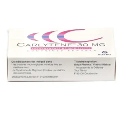 Carlytene 30 mg comprimés