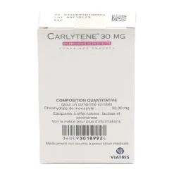 Carlytene 30 mg comprimés
