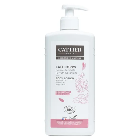 Cattier Lait corps nourrissant Bio