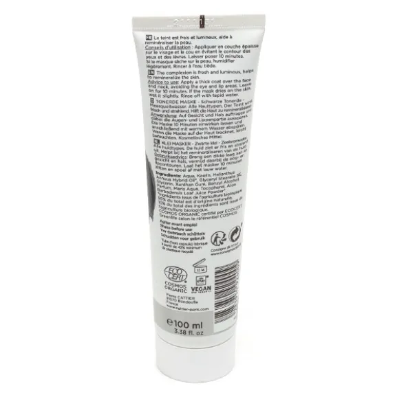 Cattier Masque argile noire bio