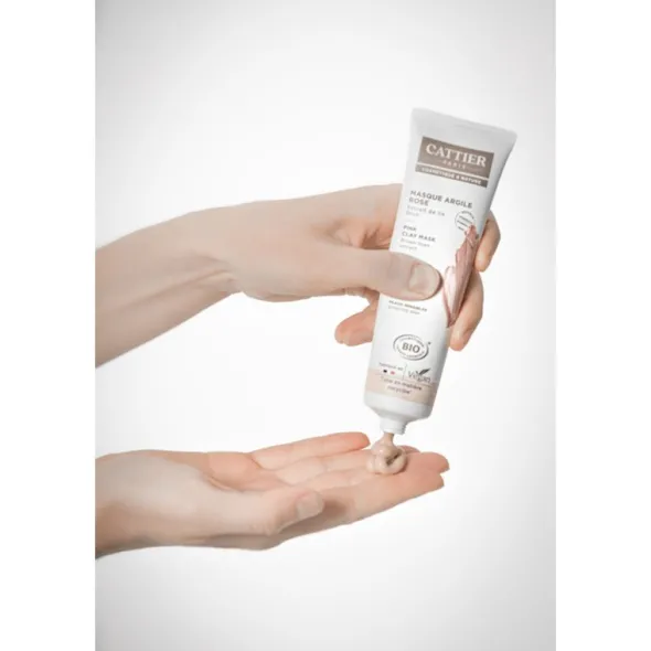 Cattier masque argile rose Bio