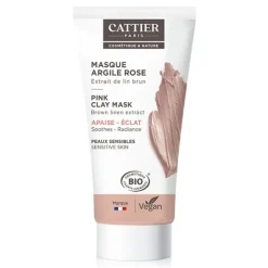Cattier masque argile rose Bio