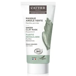 Cattier Masque argile verte Bio