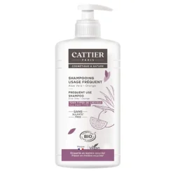 Cattier shampooing usage fréquent Aloe vera Orange bio